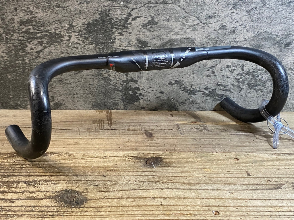 KA202 FSA K-FORCE カーボンハンドル Φ31.8 400mm ※レバー固定部凹み
