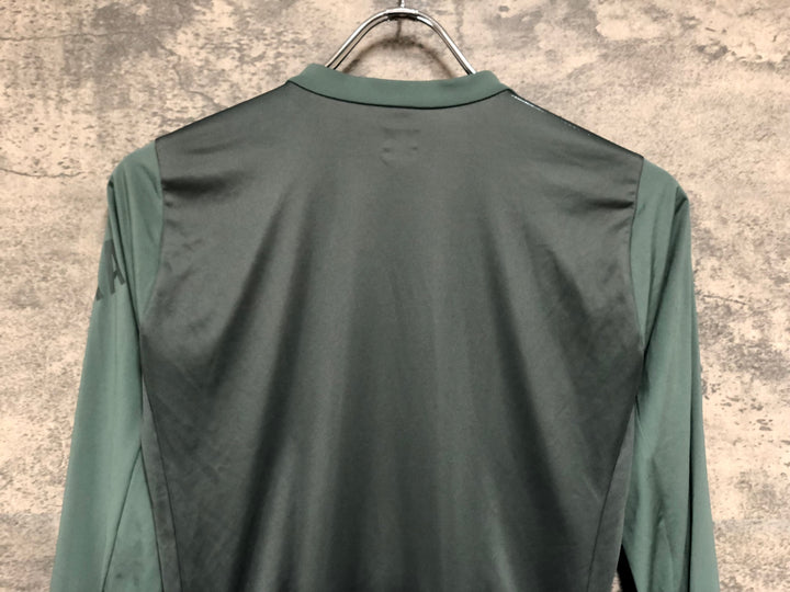 KA087 ラファ RAPHA MEN'S PRO TEAM LONG SLEEVE LIGHTWEIGHT JERSEY 長袖 サイクルジャージ S 緑
