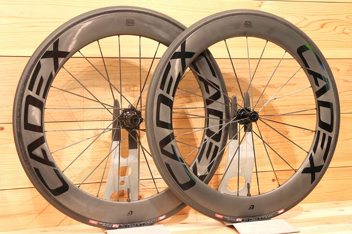 カデックス CADEX 65 DISC TUBELESS カーボン チューブレス ホイールセット シマノ12/11S フックレス 22mm 【千葉店】