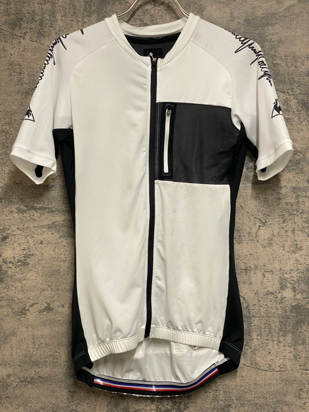 JP152 ルコックスポルティフ le coq sportif 半袖 サイクルジャージ 白 M