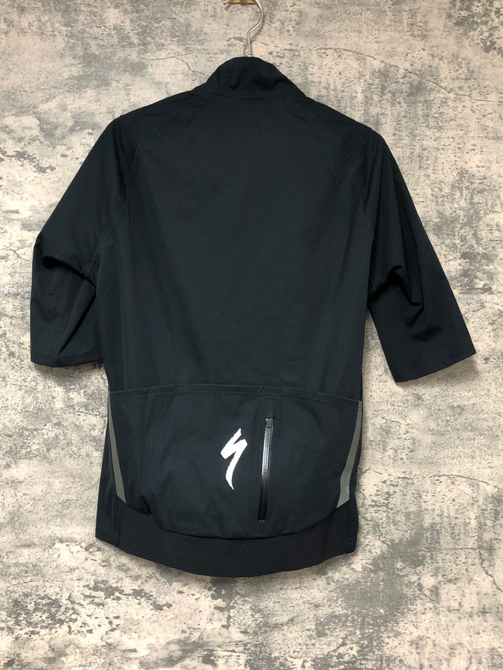 JV700 スペシャライズド SPECIALIZED SL PRO RAIN JERSEY SS MEN 半袖 サイクルジャージ 黒 M