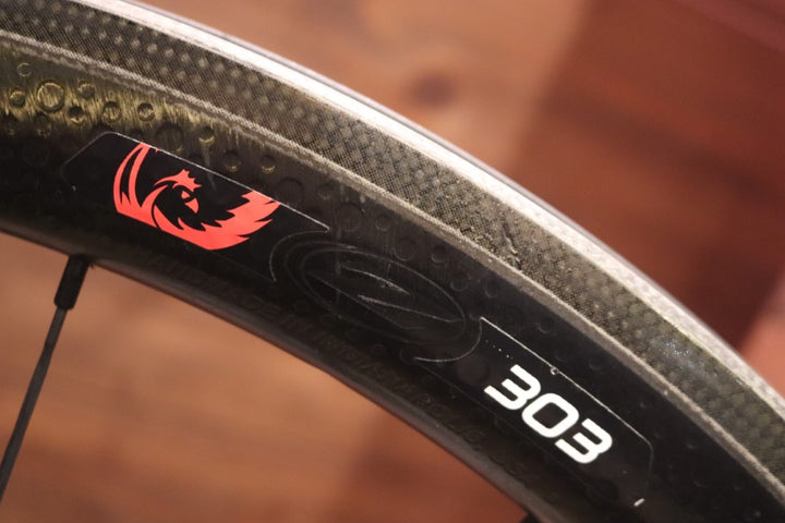 ジップ ZIPP ファイアクレスト 303 FIRECREST カーボン クリンチャー リムブレーキ ホイールセット シマノ12/11S 17C 【東京南麻布店】