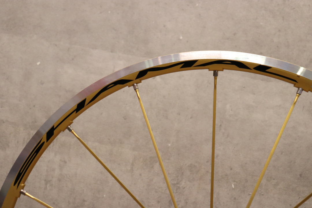 カンパニョーロ CAMPAGNOLO シャマルウルトラ SHAMAL ULTRA GOLD アルミ チューブラー フロントホイール ※付属品無し 【さいたま浦和店】