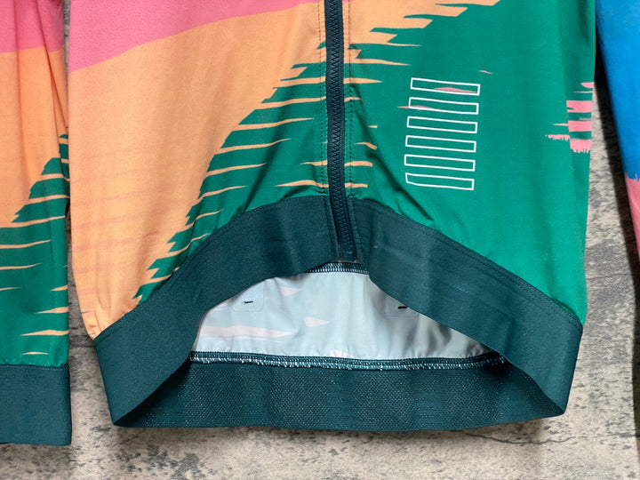 JD733 ラファ Rapha S/H PT LS TRAINING JERSEY 長袖 サイクルジャージ 総柄 S