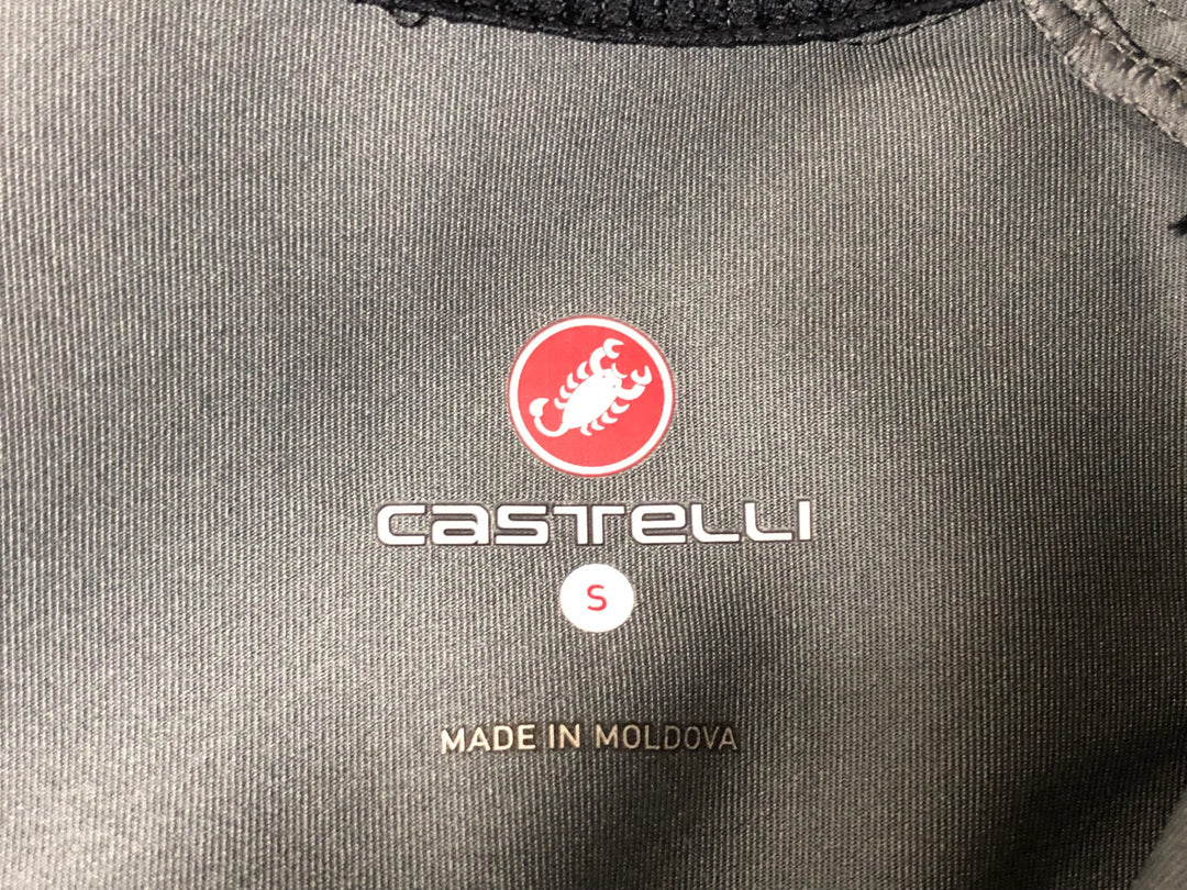 JV451 カステリ CASTELLI ロッソコルサ ROSSO CORSA Perfetto 長袖 サイクルジャケット 黒 S