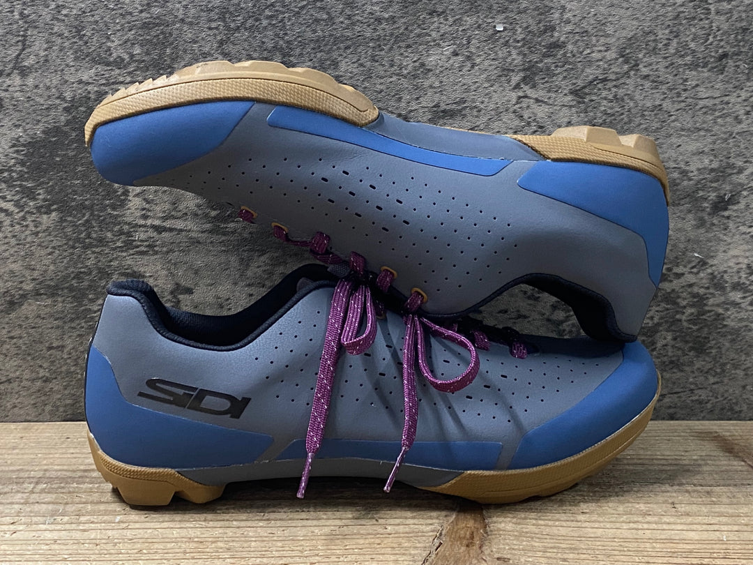 KQ679 シディ SIDI ASPER LACES ビンディングシューズ ネイビー グレー EU42