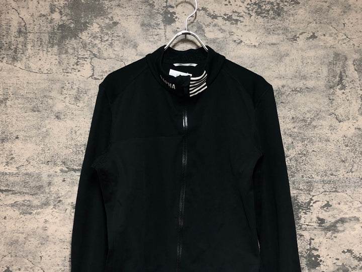 KL773 ラファ Rapha PRO TEAM SOFTSHELL JACKET 長袖 サイクルジャケット 黒 XL ※擦れ