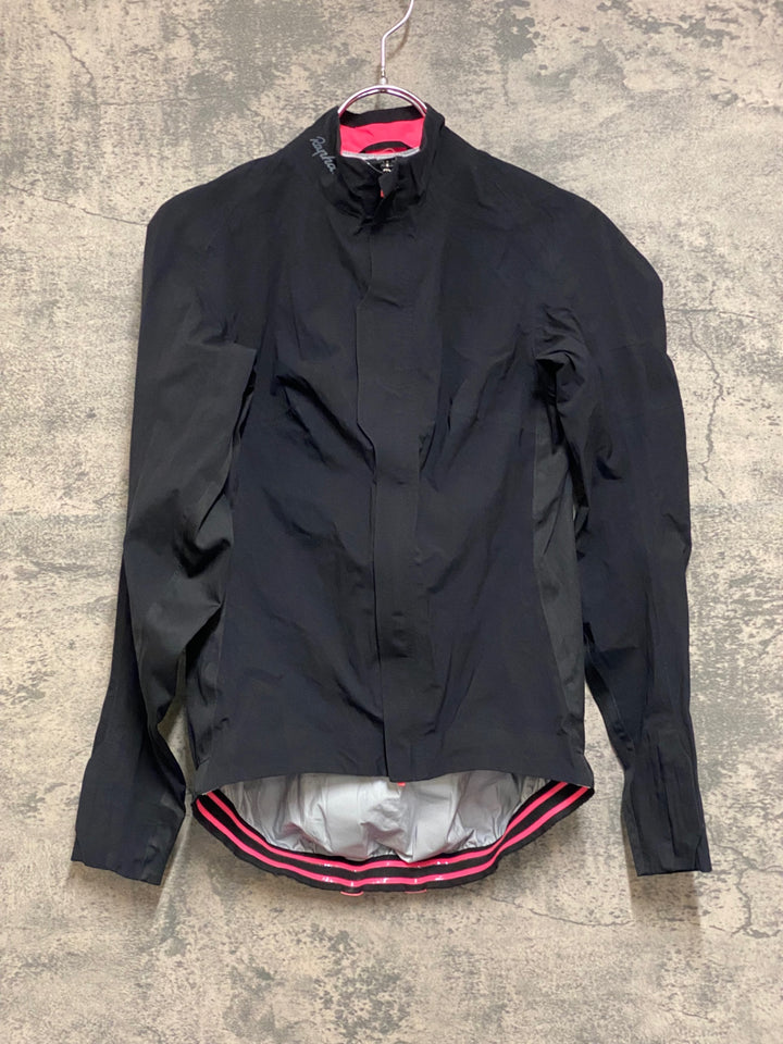 JQ386 ラファ Rapha WOMENS SOUPLESSE RAIN SHELL JACKET 長袖 サイクルジャケット レインジャケット 黒 レディース XS