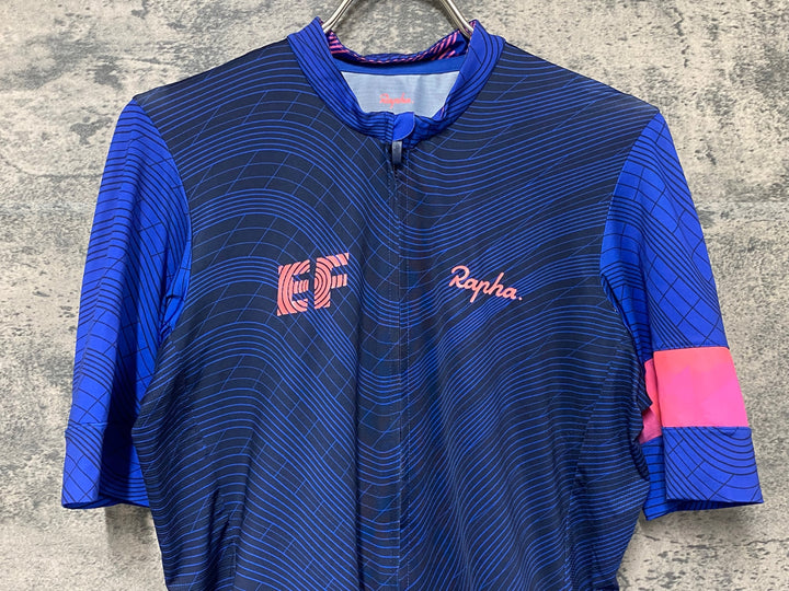 JE921 ラファ RAPHA FIRST PROTEAM TRAINING 半袖 サイクルジャージ M EFエデュケーション