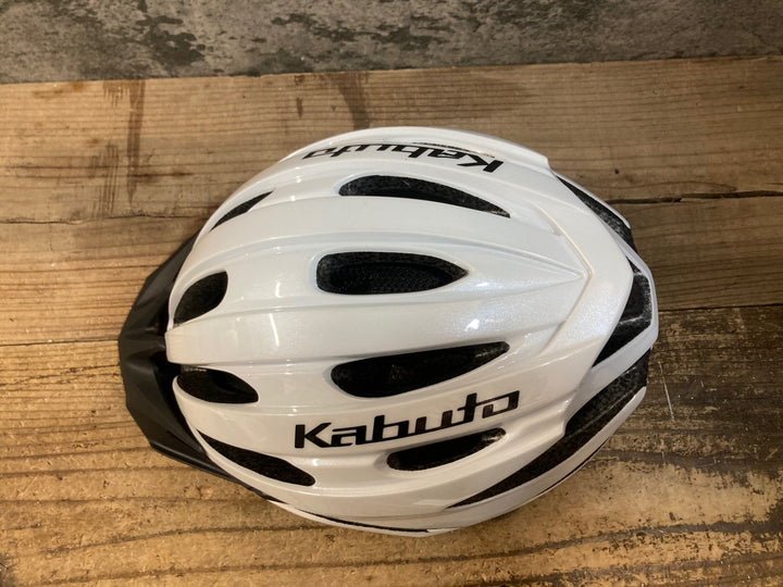 KG904 カブト KABUTO レッツァ REZZA-2 ヘルメット 白 M/L 2023/12製造
