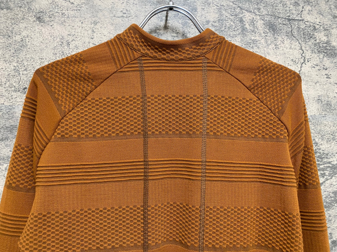 KS241 カフェドシクリステ cafe du cycliste Corinne 長袖 サイクルジャージ オレンジ S