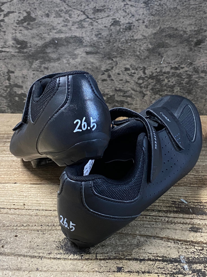 KG426 シマノ SHIMANO RP1 SHRP100-S L ビンディングシューズ ブラック EU42 3穴 ※ペン字あり