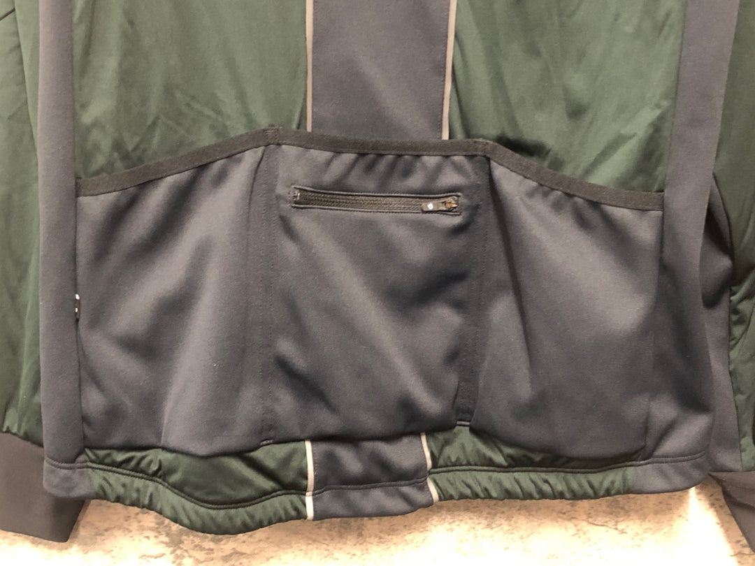 KH749 パールイズミ PEARL iZUMi 長袖 サイクルジャケット 黒 L 裏起毛