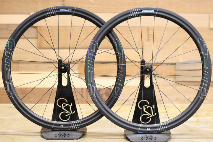 ファストフォワード FAST FORWARD FFWD F4D-FCC DT350 カーボン チューブレスレディ ホイールセット シマノ 11S/12S オイルスリックカラー 【立川店】