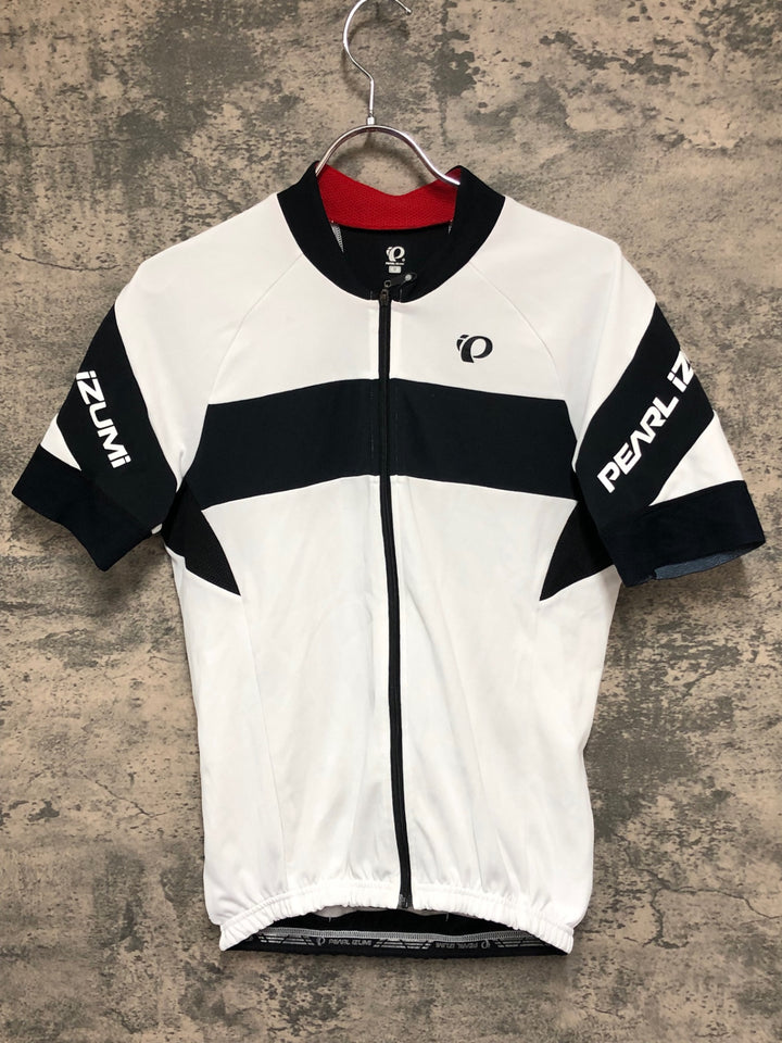 KE810 パールイズミ PEARL iZUMi 半袖 サイクルジャージ 黒 白 M