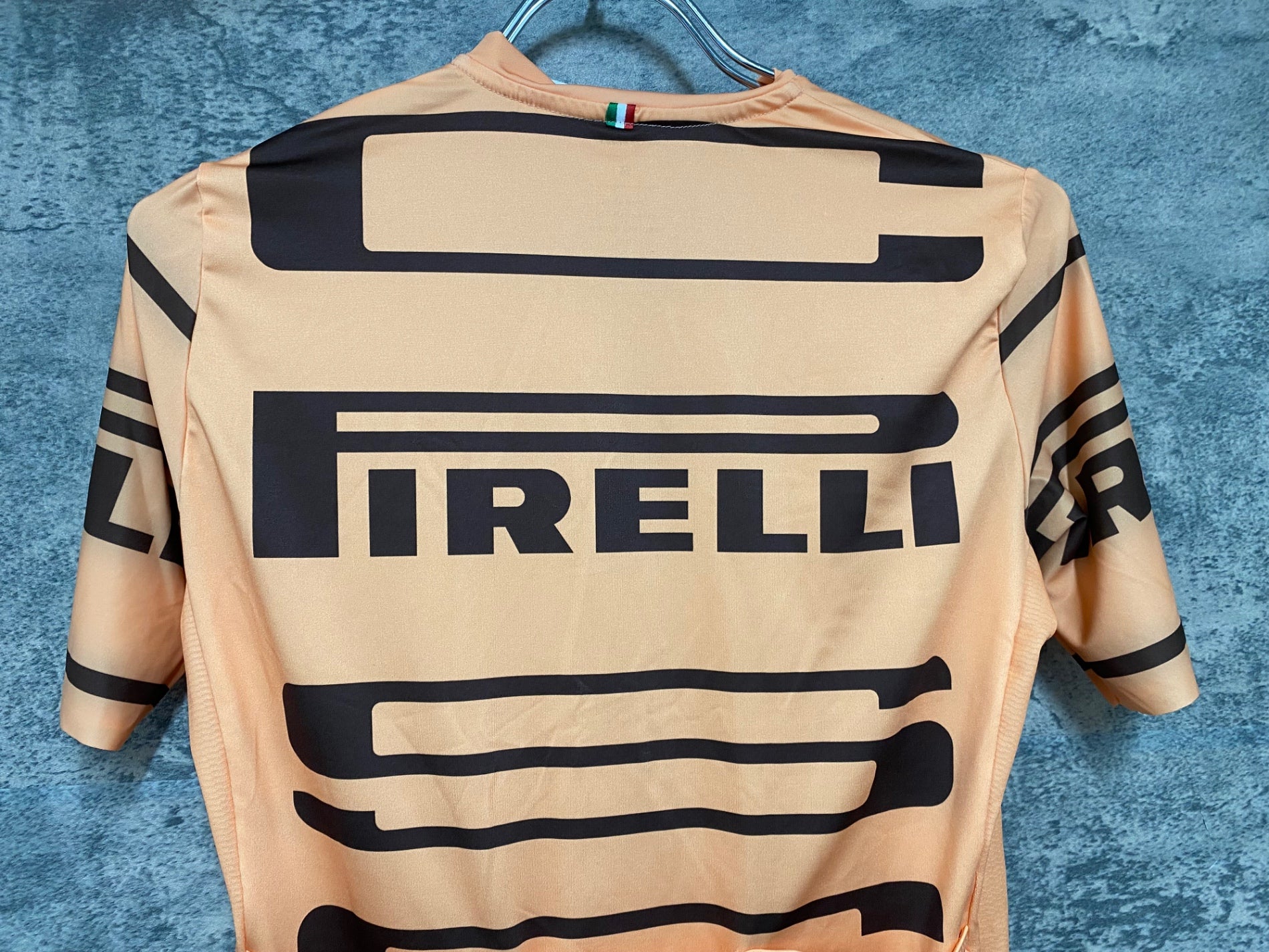 JT127 サンティーニ Santini 半袖サイクルジャージ オレンジ S