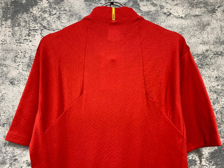 KD419 マヴィック MAVIC Essential Merino Jersey 半袖 サイクルジャージ 赤 L
