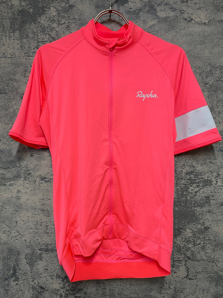 KC382 ラファ Rapha CORE JERSEY 半袖 サイクルジャージ ピンク S
