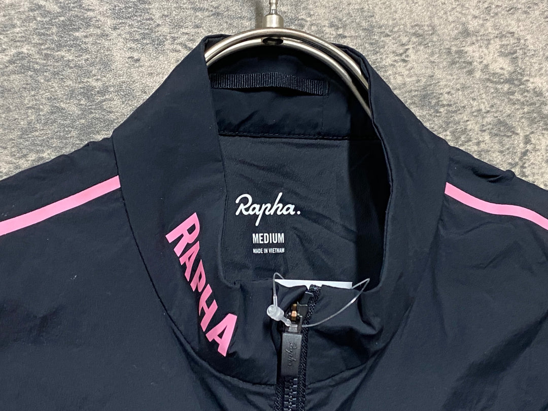 JV357 ラファ Rapha WOMEN'S PRO TEAM GAZZETTA GILET サイクルベスト ジレ 黒 M レディース