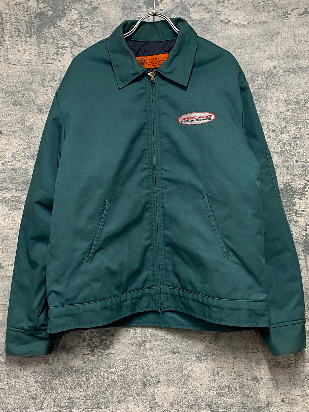KF069 ディッキーズ Dickies JACKET FQ 長袖 ワークジャケット 深緑 L