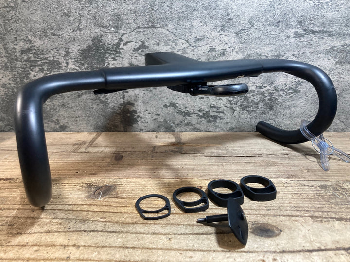 KJ949 キャニオン CANYON H36 AERO COCKPIT CF カーボン ドロップハンドル ステム一体型 C-C390mm 90mm OS