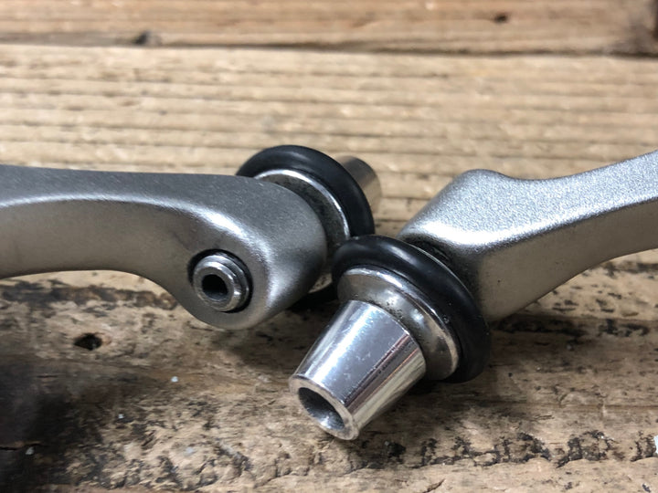 JS036 カンパニョーロ CAMPAGNOLO ポテンツァ POTENZA ブレーキキャリパー 前後セット シルバー