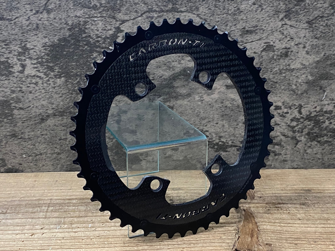KI848 CARBON-TI X-CarboRing EVO カーボン チェーンリング 50T PCD110 4アーム R92xx R81xx