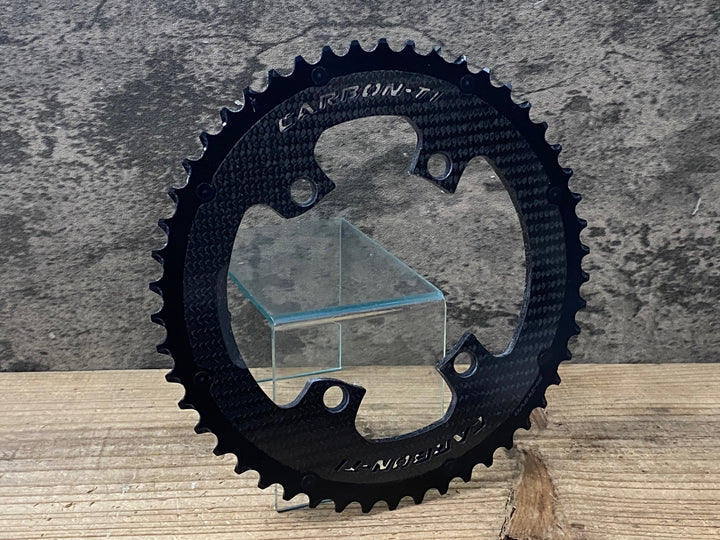 KI848 CARBON-TI X-CarboRing EVO カーボン チェーンリング 50T PCD110 4アーム R92xx R81xx