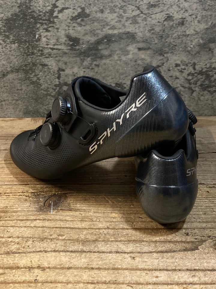 KH149 シマノ SHIMANO S-PHYRE SH-RC903 ビンディングシューズ 3穴 黒 EU40