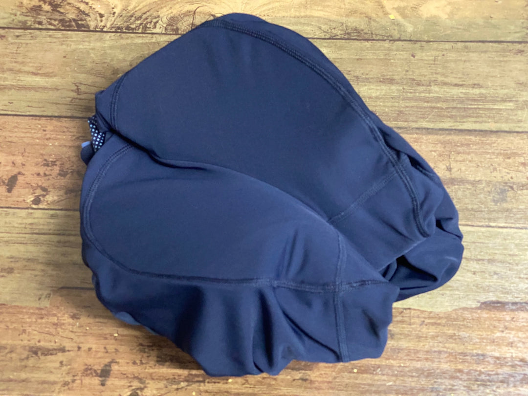 KM145 ラファ Rapha CARGO WINTER TIGHTS WITH PAD ビブタイツ 紺 S 裏起毛