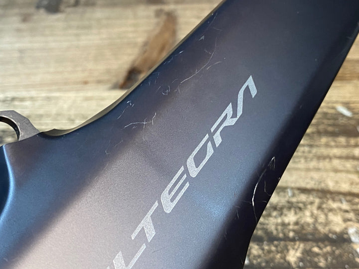 JE859 シマノ SHIMANO アルテグラ ULTEGRA FC-R8100-P クランクアーム パワーメーター 172.5mm 動作確認済 ※キャップ欠品