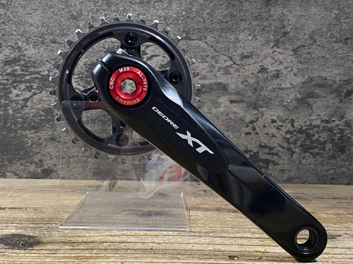 JU483 シマノ SHIMANO デオーレXT DEORE XT FC-M8000 クランクセット 170mm 34T 11S ナローワイド 非純正ボルト