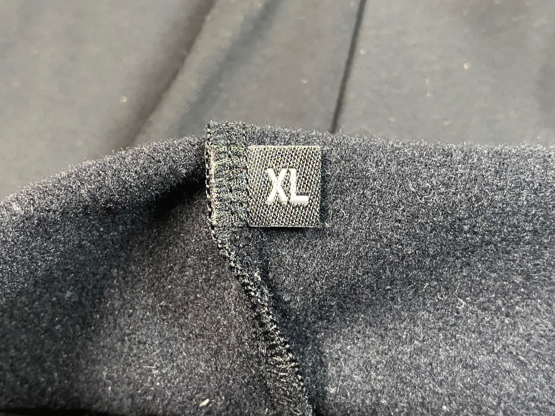 JV315 GOD AND FAMOUS レッグウォーマー 黒 XL 裏起毛