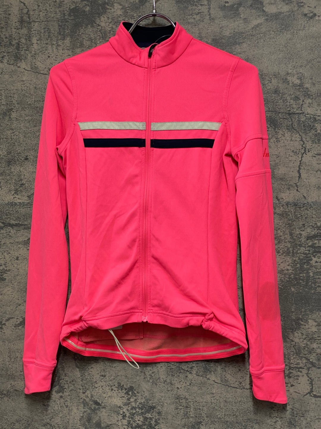 JV440 ラファ Rapha WOMEN'S LONG SLEEVE BREVET JERSEY 半袖 サイクルジャージ ピンク XS