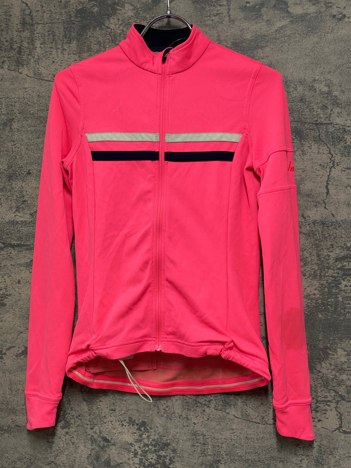 JV440 ラファ Rapha WOMEN'S LONG SLEEVE BREVET JERSEY 半袖 サイクルジャージ ピンク XS
