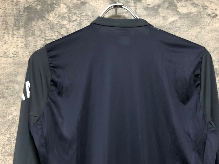 KM135 ラファ Rapha PRO TEAM LONG SLEEVE LIGHTWEIGHT JERSEY 長袖 サイクルジャージ 紺 L