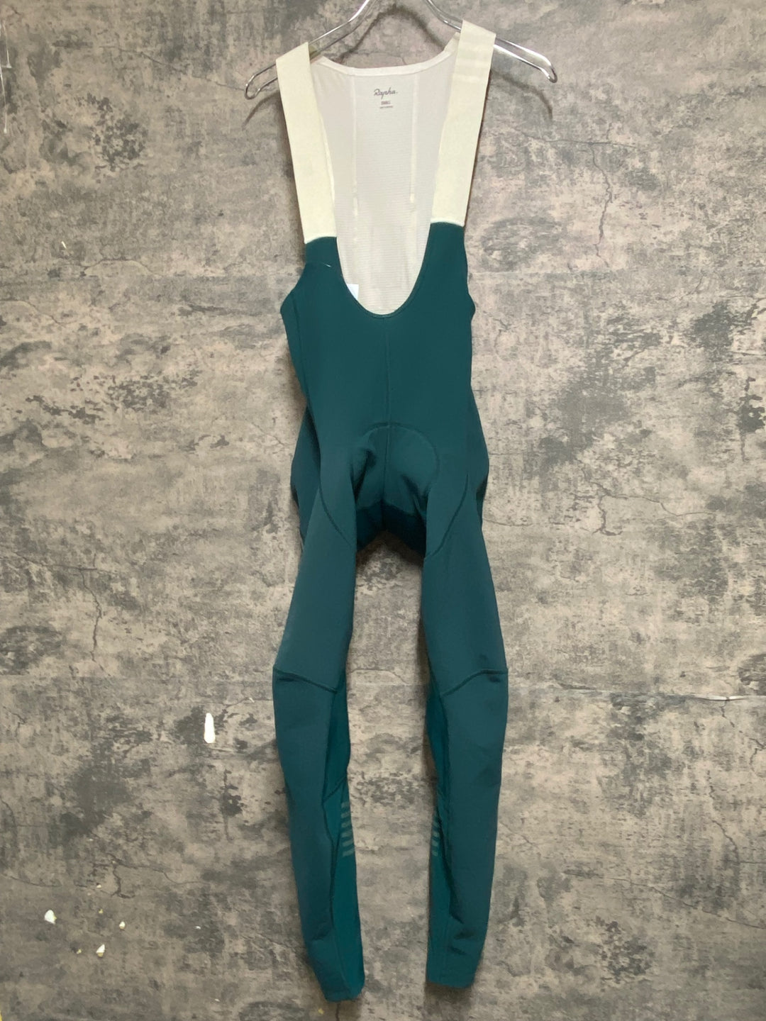 KM425 ラファ Rapha PRO TEAM WINTER TIGHTS WITH PAD Ⅱ ビブタイツ 緑 S