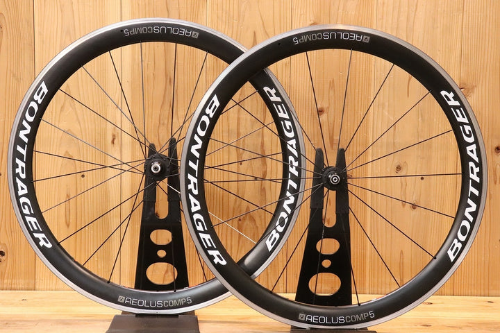 ボントレガー BONTRAGER アイオロス AEOLUS COMP 5 アルミ カーボン チューブレスレディ ホイールセット シマノ 11S/12S 【芦屋店】