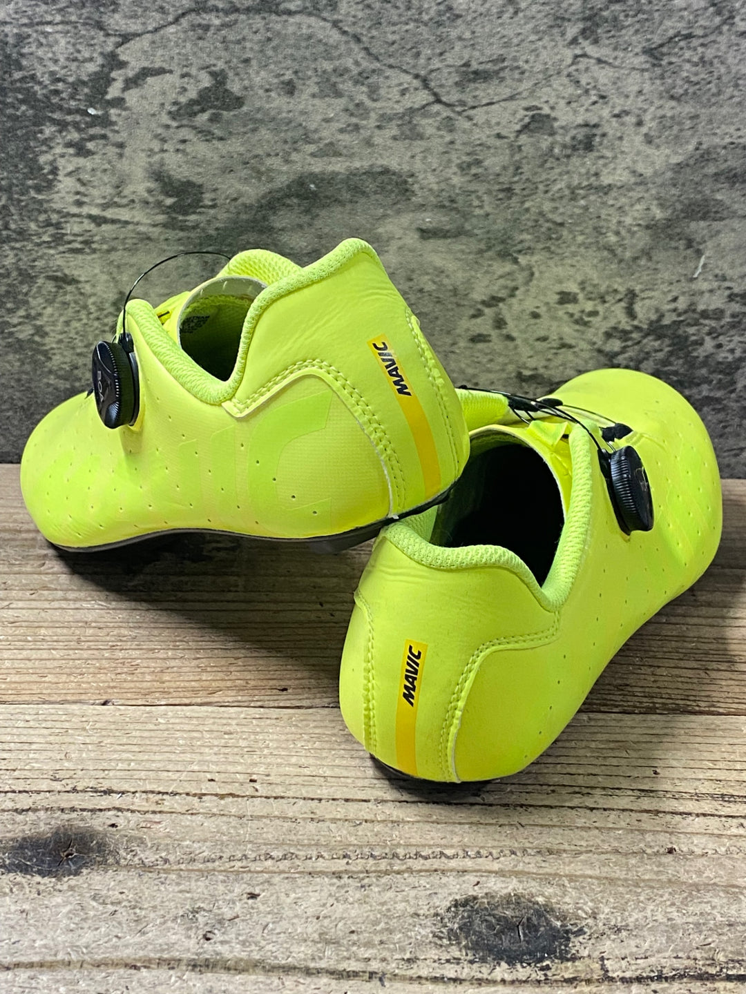 KI534 マヴィック MAVIC COSMIC BOA ビンディングシューズ 黄 EU40 2/3 SPD-SL