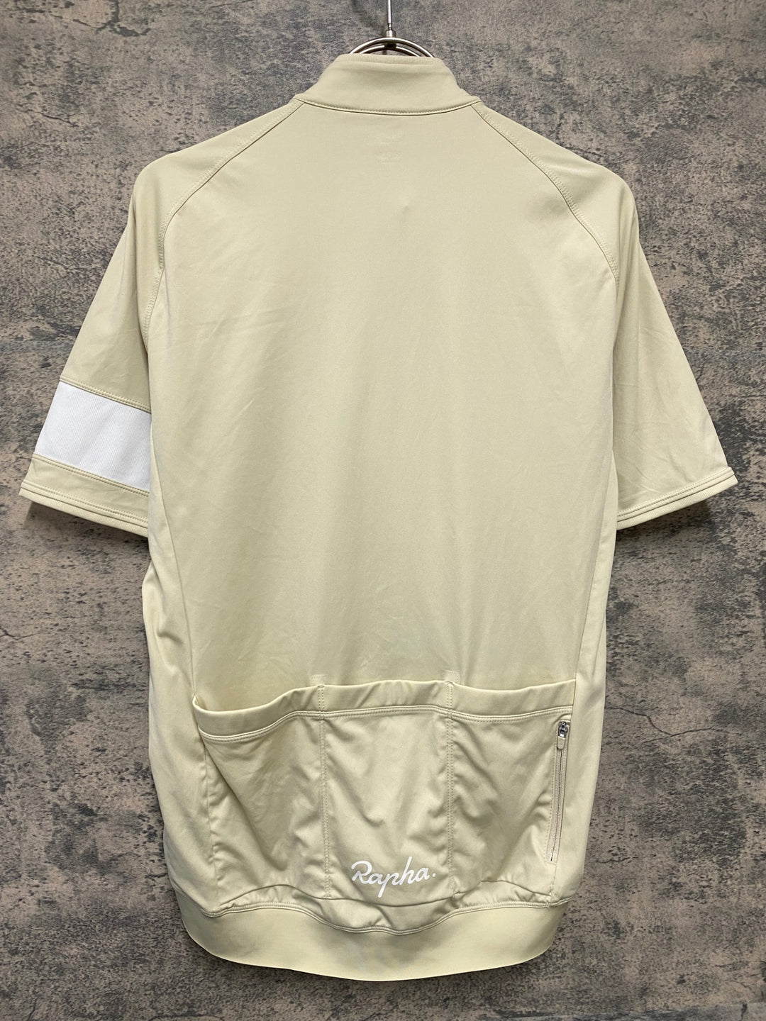 KM067 ラファ Rapha MEN'S CORE JERSEY 半袖 サイクルジャージ ベージュ S