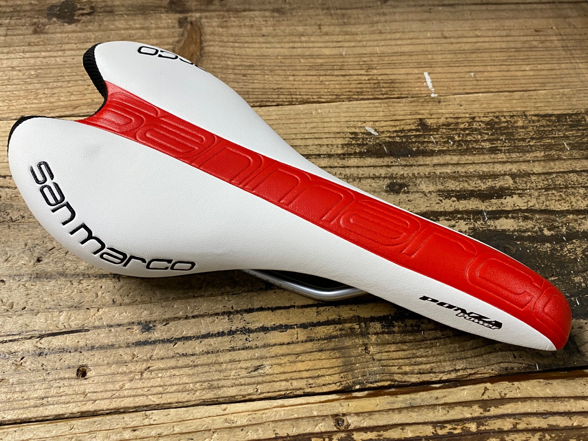 サンマルコ　ponza trilon サドル KO330 サンマルコ selle san marco PONZA POWER サドル 白赤 – BICI