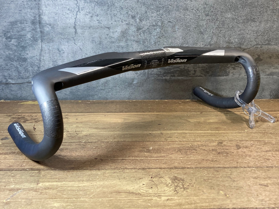 JV430 ヴィジョン Vision TRIMAX CARBON カーボン ドロップハンドル ブラケット部C-C390mm Φ31.8