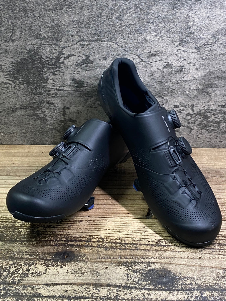 JJ348 シマノ SHIMANO RC9 SH-RC903M ビンディングシューズ 黒 EU44