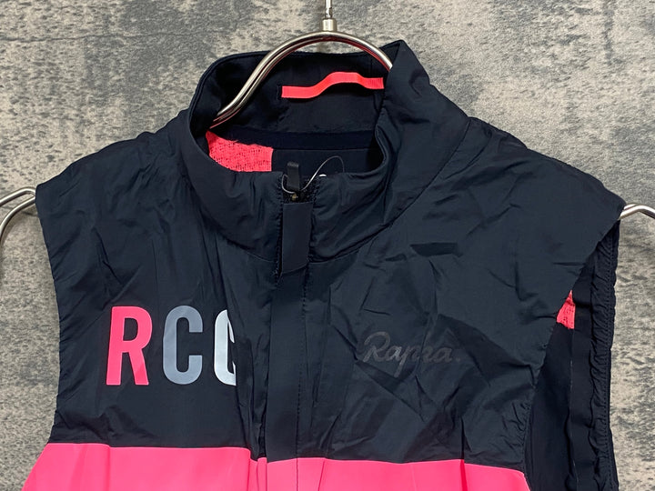 JV517 ラファ Rapha RCC PRO TEAM INSULATED GILET サイクルベスト ジレ 黒 S 中綿