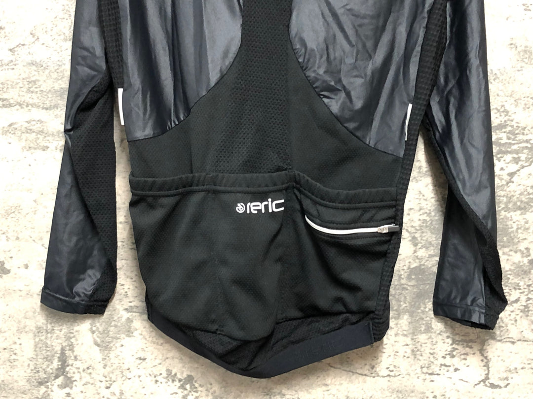 KD423 レリック RERIC 長袖 サイクルジャージ 黒 M