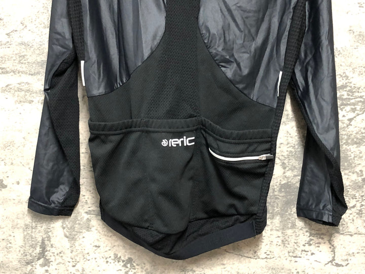 KD423 レリック RERIC 長袖 サイクルジャージ 黒 M