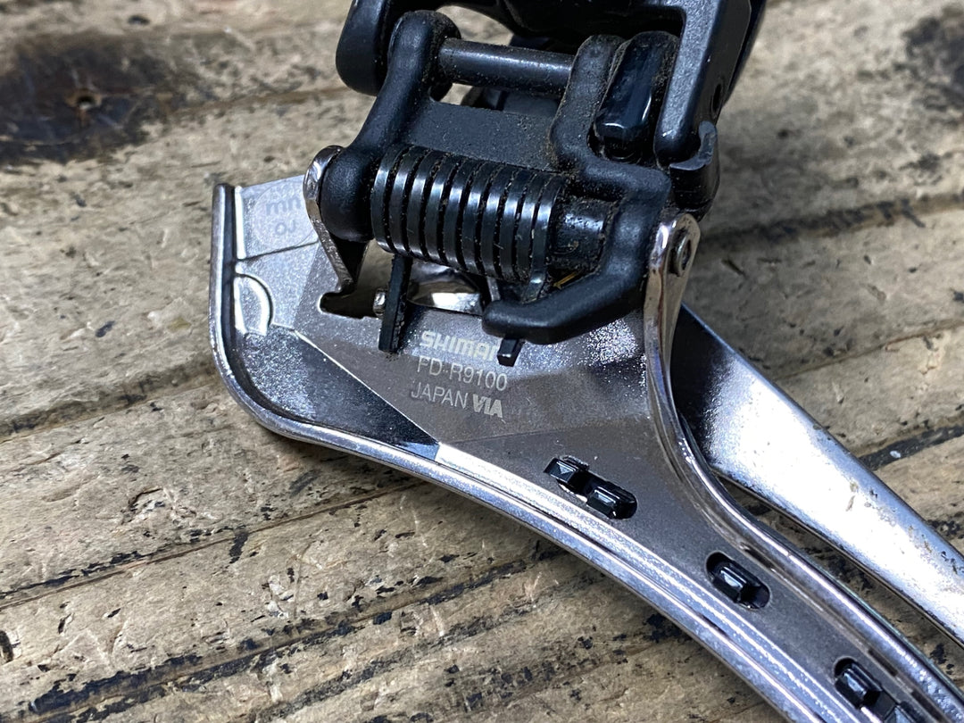 KH284 シマノ SHIMANO デュラエース DURA-ACE FD-R9100 フロントディレイラー  直付け ※ボルト、ワッシャー欠品