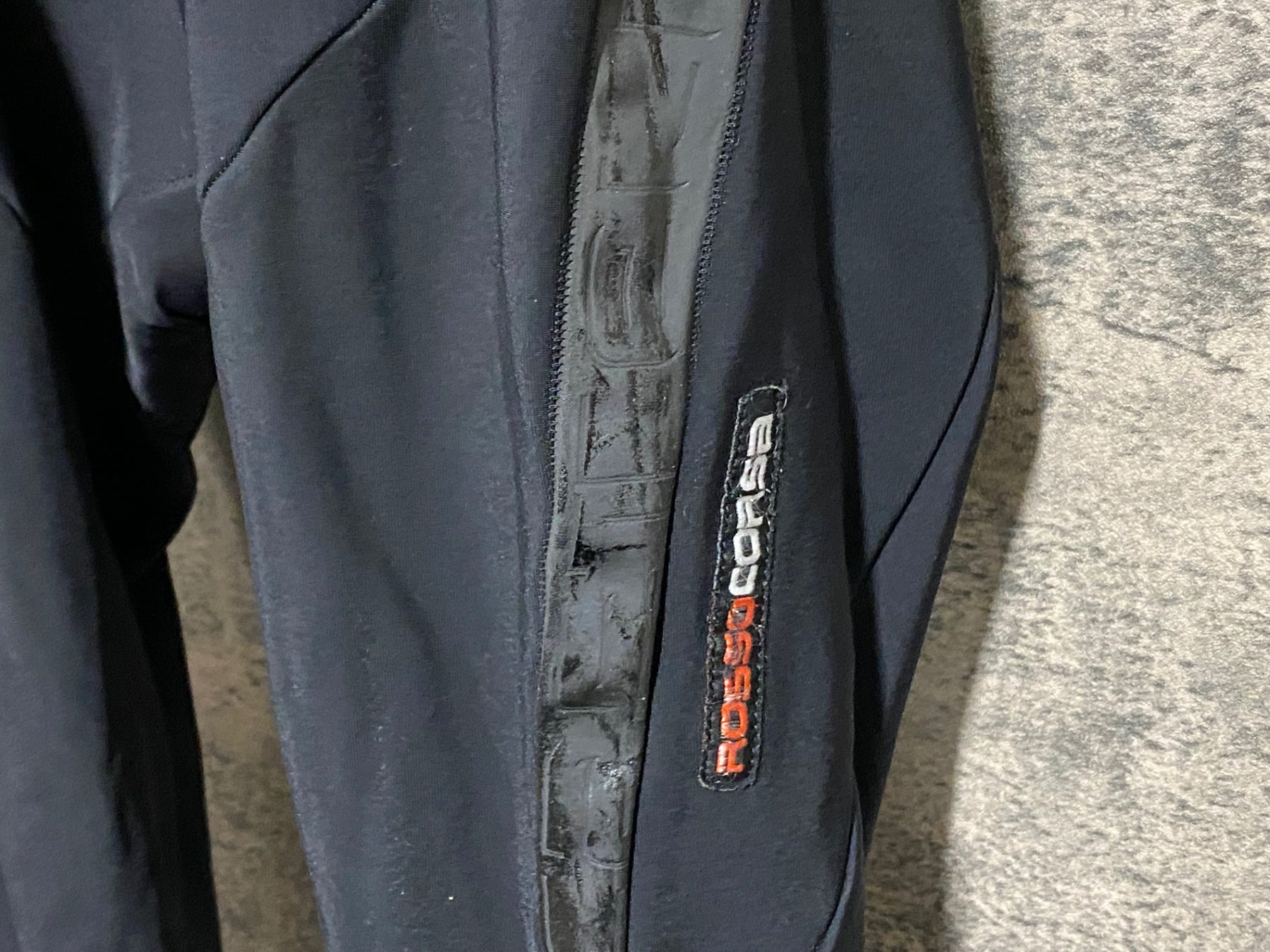 JV450 カステリ CASTELLI ロッソコルサ ROSSO CORSA ビブタイツ 黒 S