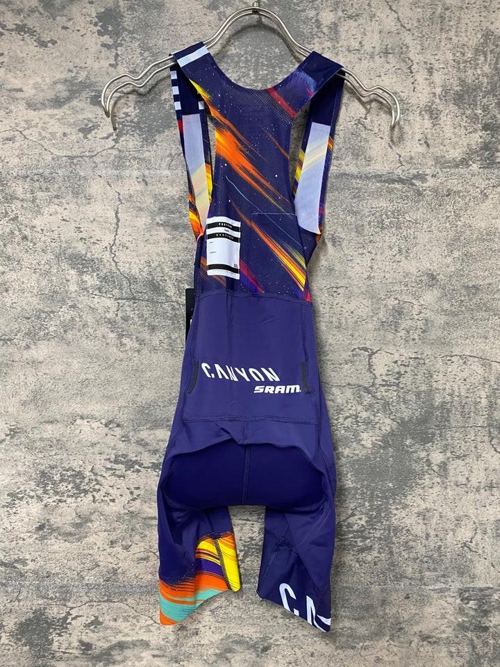 JE147 ラファ Rapha CANYON/SRAM PRO TEAM BIB SHORTS ビブショーツ パープル XXS