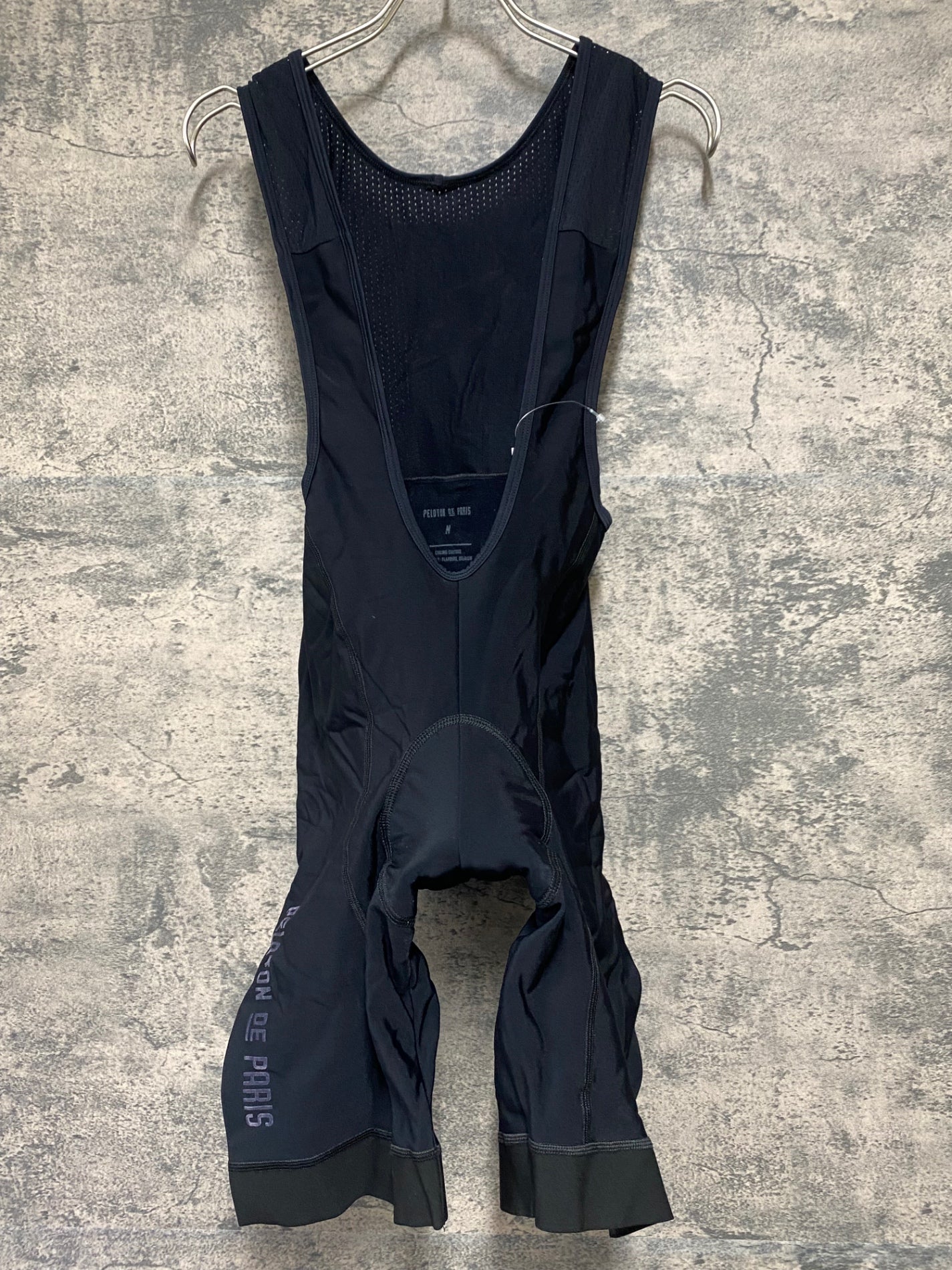 JU588 プロトンドパリ Peloton de Paris ビブショーツ 黒 M 裏起毛